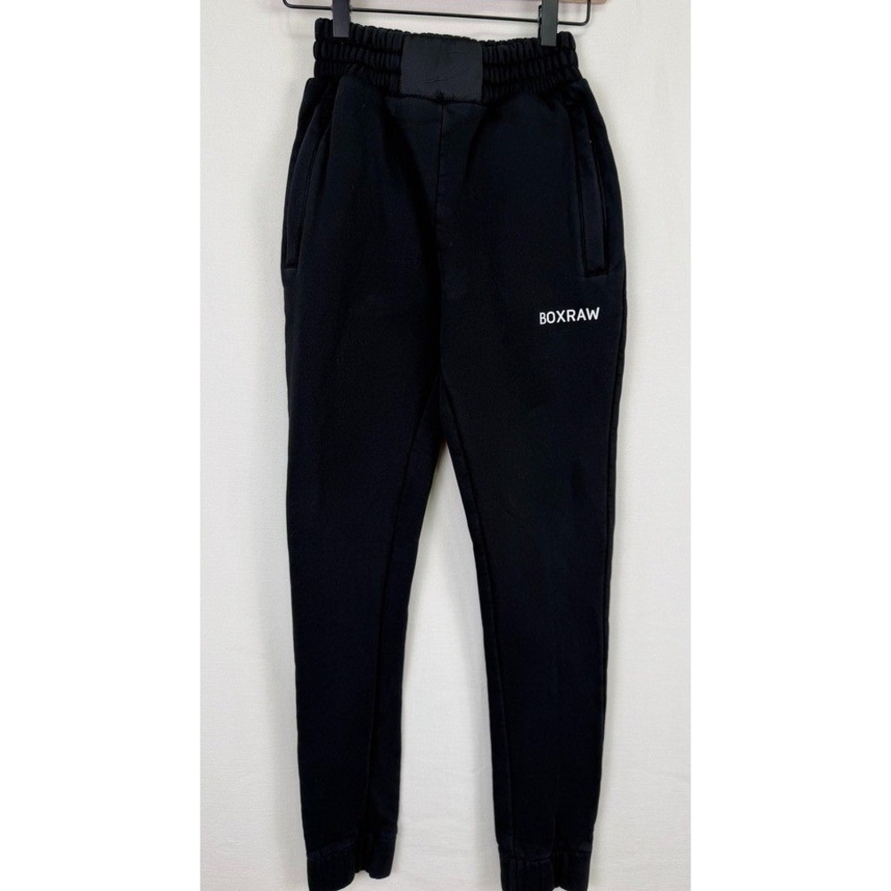 BOXRAW Johnson Fleece Training Jogger Sweatpants Black Extra Small XS